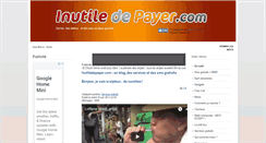 Desktop Screenshot of inutiledepayer.com